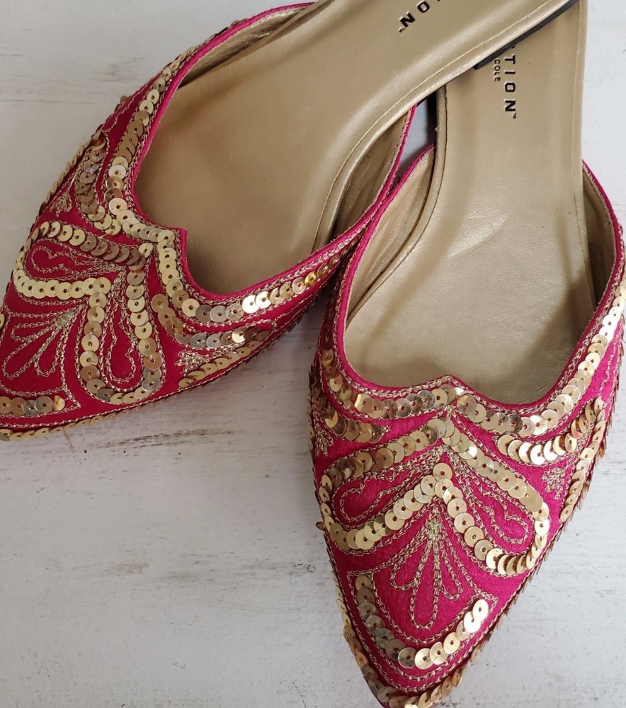 NWOB Kenneth Cole Reaction Bling Mules